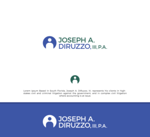 Logo Design by somani for Joseph A. DiRuzzo, III, P.A. | Design: #14456568