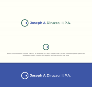 Logo Design by somani for Joseph A. DiRuzzo, III, P.A. | Design: #14498467