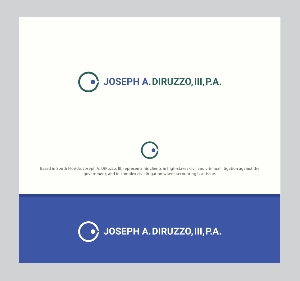 Logo Design by somani for Joseph A. DiRuzzo, III, P.A. | Design #14513624