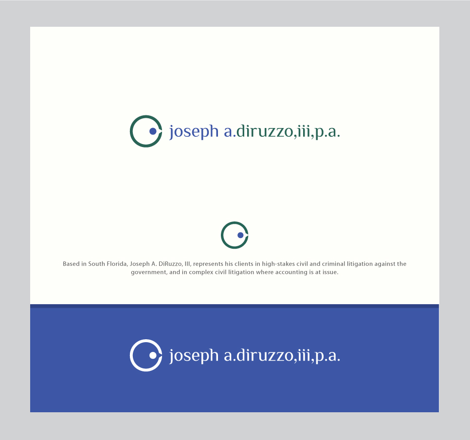 Design de Logo par somani pour Joseph A. DiRuzzo, III, P.A. | Design #14513625