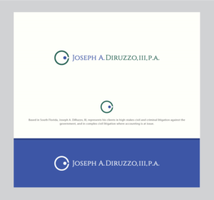 Logo Design by somani for Joseph A. DiRuzzo, III, P.A. | Design: #14513627