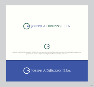 Logo Design by somani for Joseph A. DiRuzzo, III, P.A. | Design: #14522701