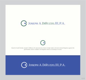 Logo Design by somani for Joseph A. DiRuzzo, III, P.A. | Design: #14522702