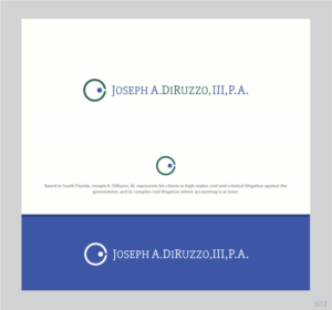 Logo Design by somani for Joseph A. DiRuzzo, III, P.A. | Design: #14522703