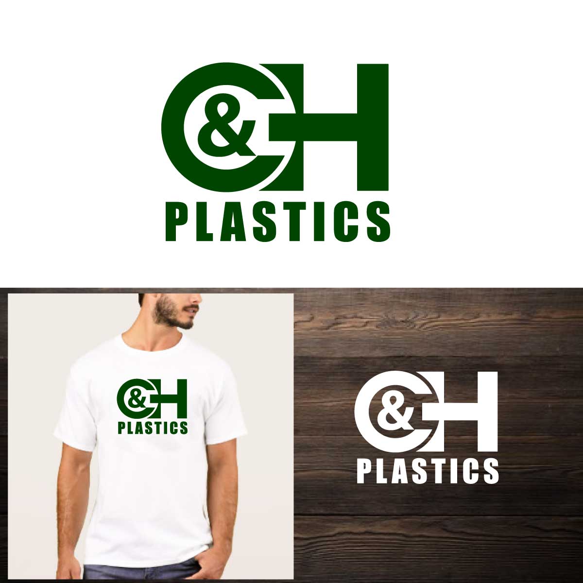 Logo Design by webeezine for C&H Plastics, Inc. | Design #14446895