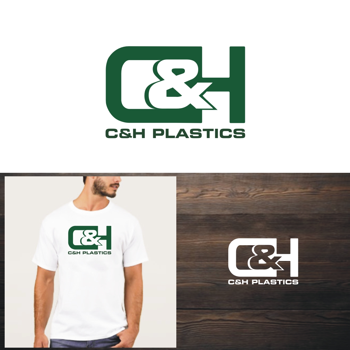 Logo Design by webeezine for C&H Plastics, Inc. | Design #14455903