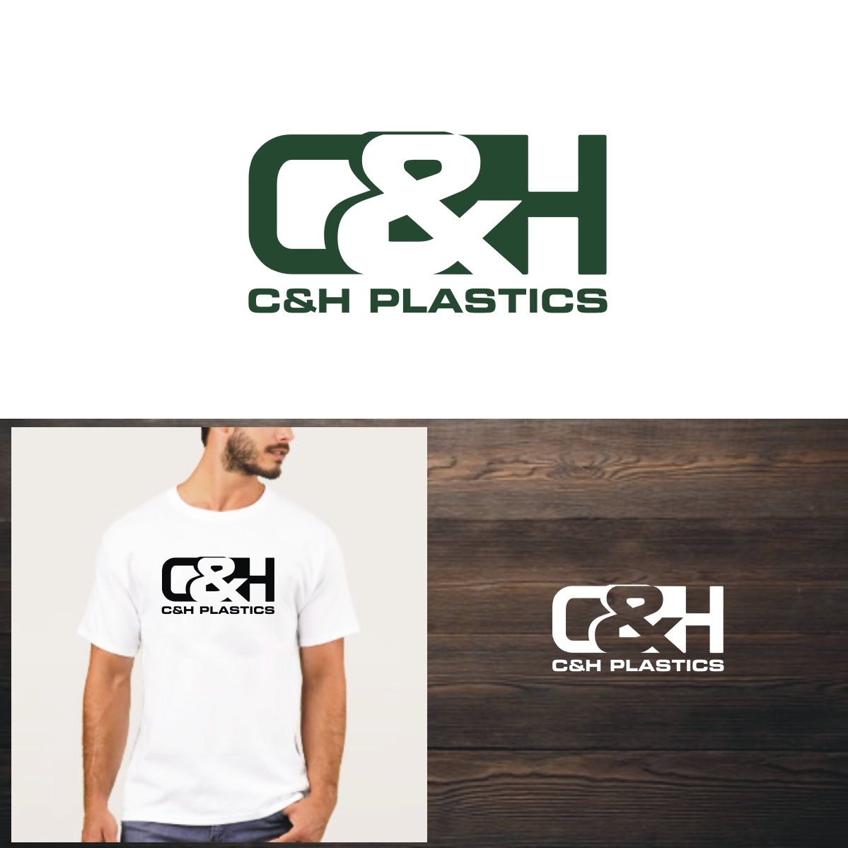 Logo Design by webeezine for C&H Plastics, Inc. | Design #14478715