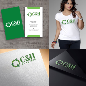 Logo Design by zebronicgraphic for C&H Plastics, Inc. | Design: #14480308