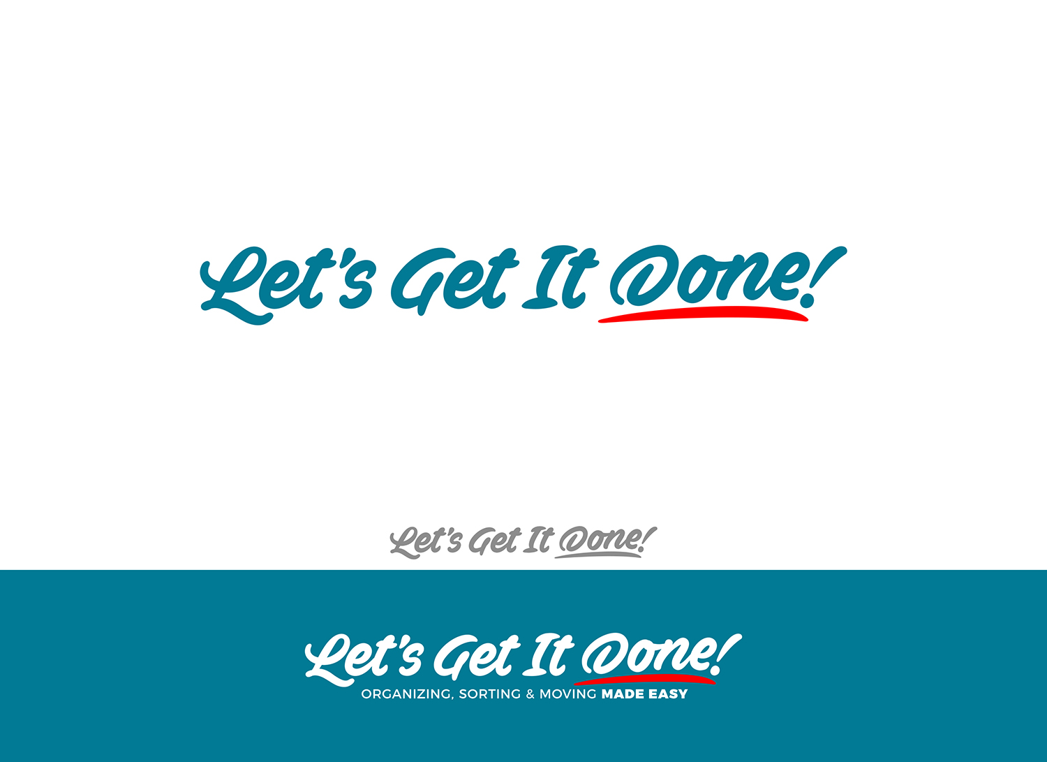 Logo Design by nivleik for Let's Get It Done! | Design #14480986