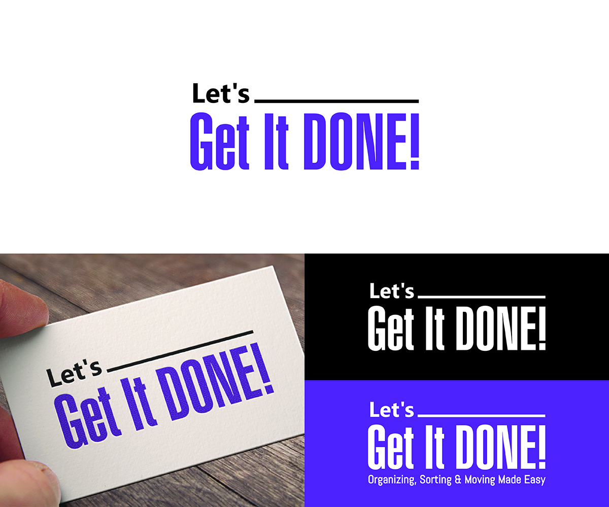 Logo Design by eMARK for Let's Get It Done! | Design #14543494