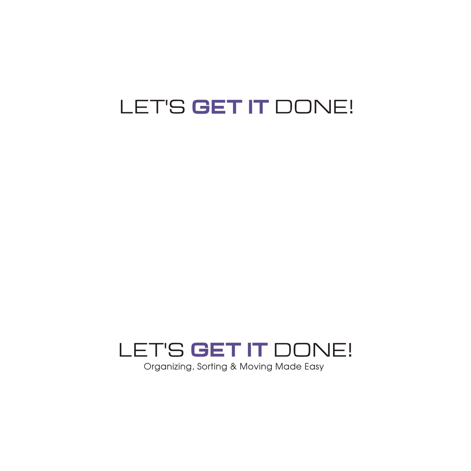 Diseño de Logo por Sushma para Let's Get It Done! | Diseño #14540783