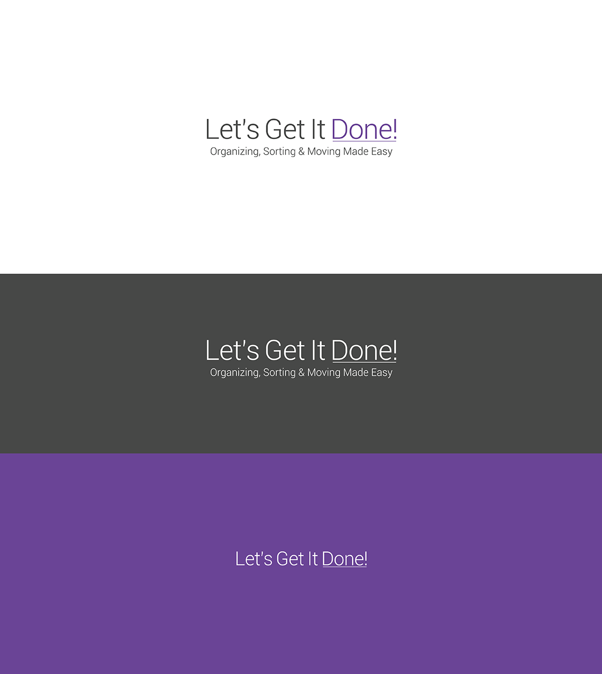 Logo-Design von nzvm für Let's Get It Done! | Design #14569967