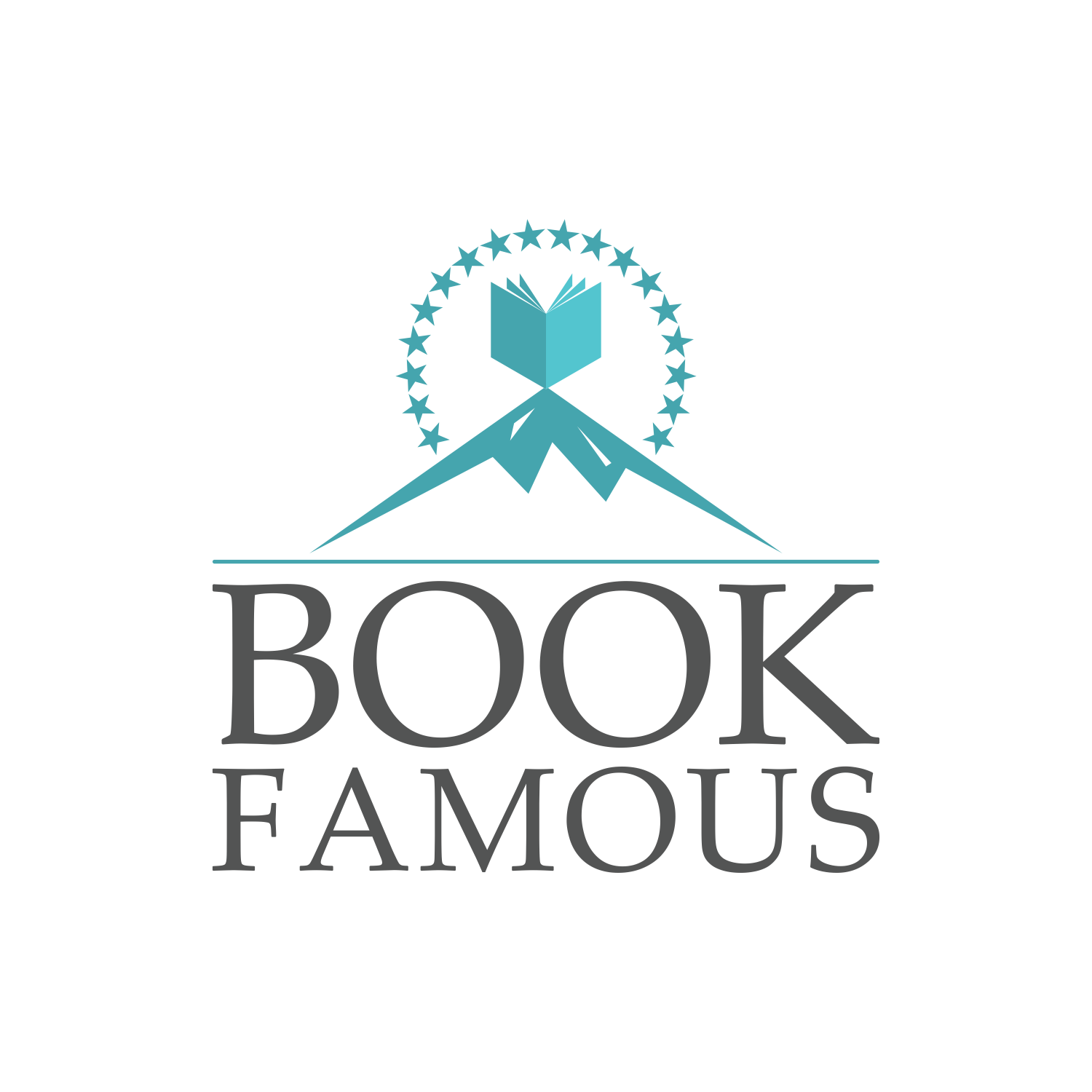 Logo Design by moisesf for Book Famous  | Design #14451297