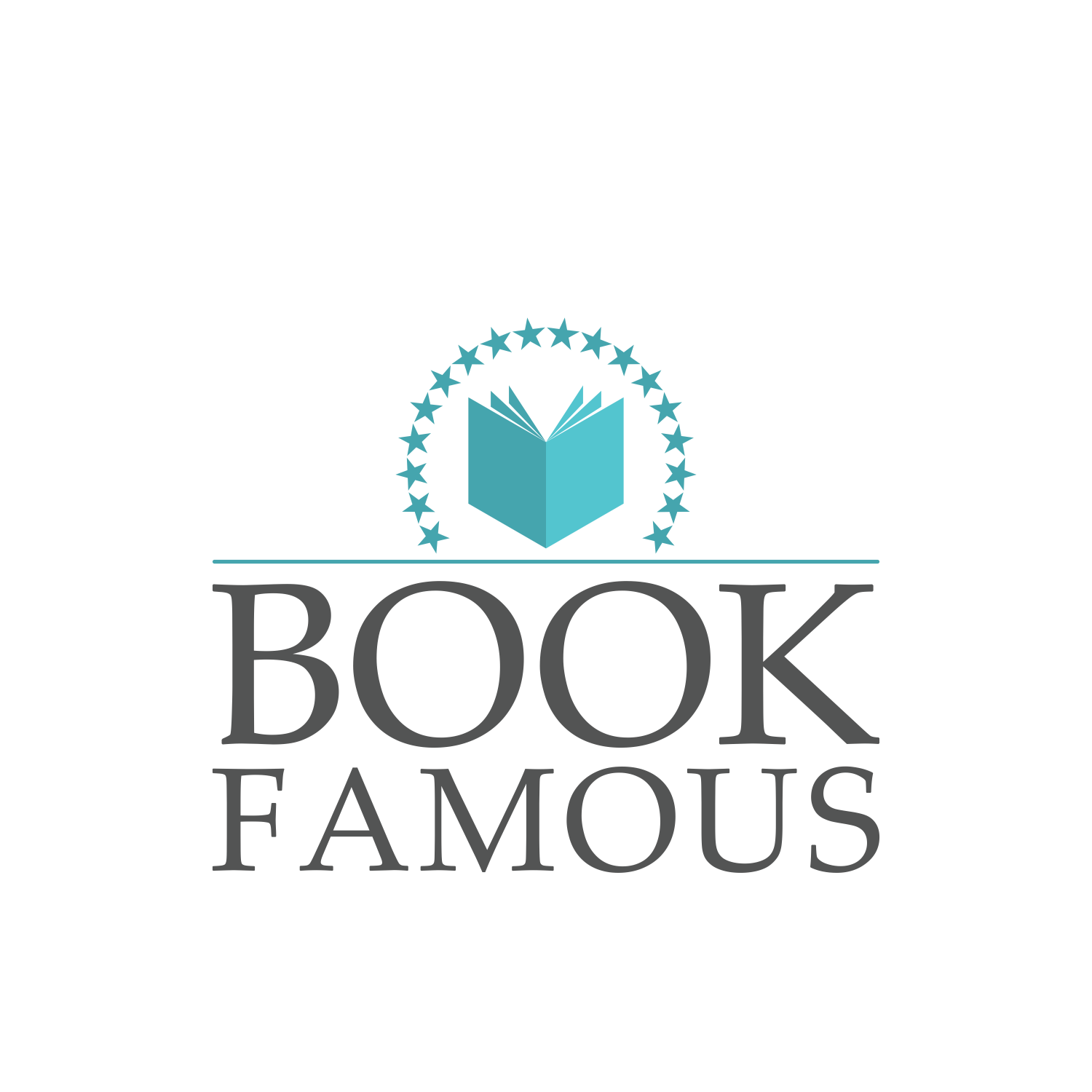 Logo Design by moisesf for Book Famous  | Design #14480954