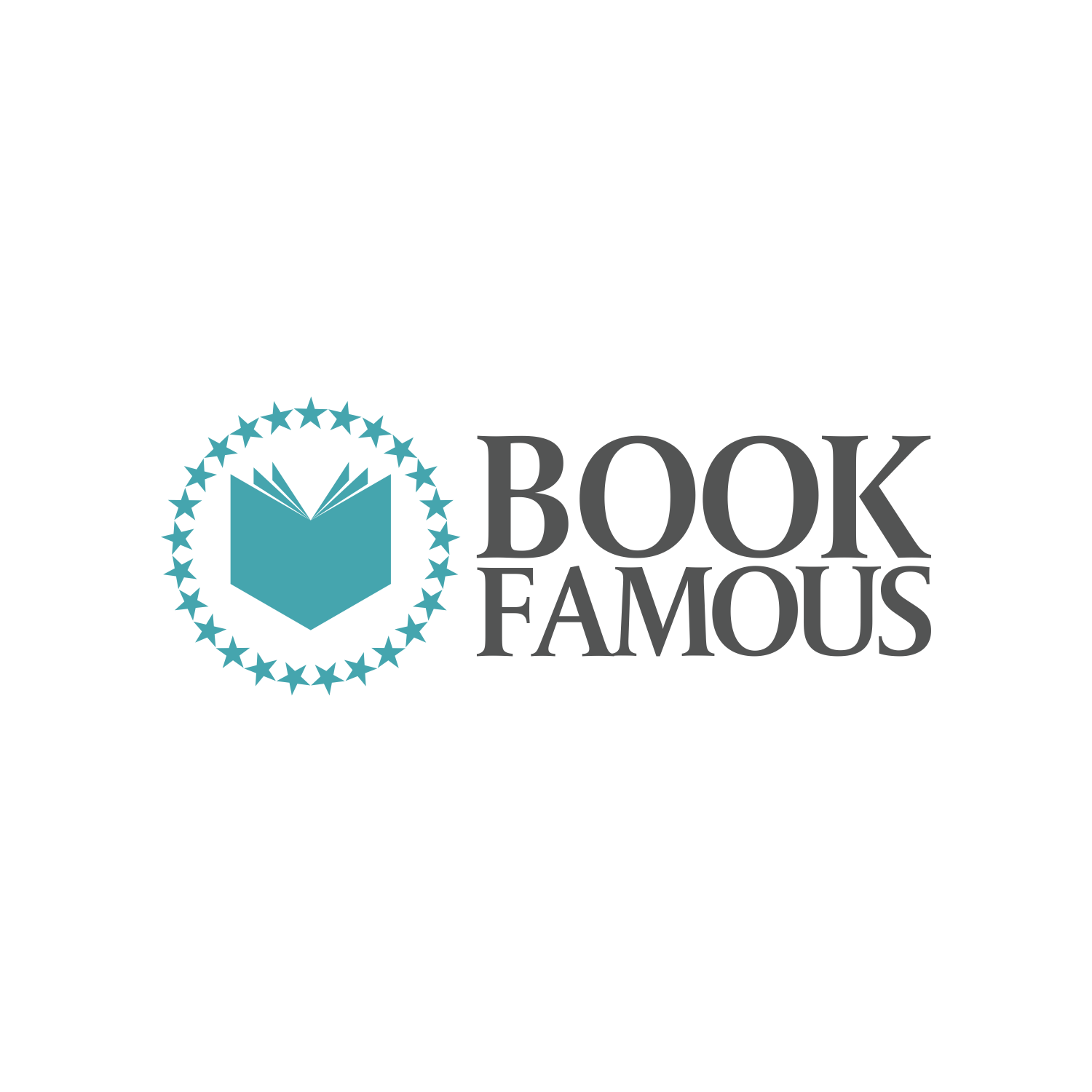 Logo Design by moisesf for Book Famous  | Design #14512369