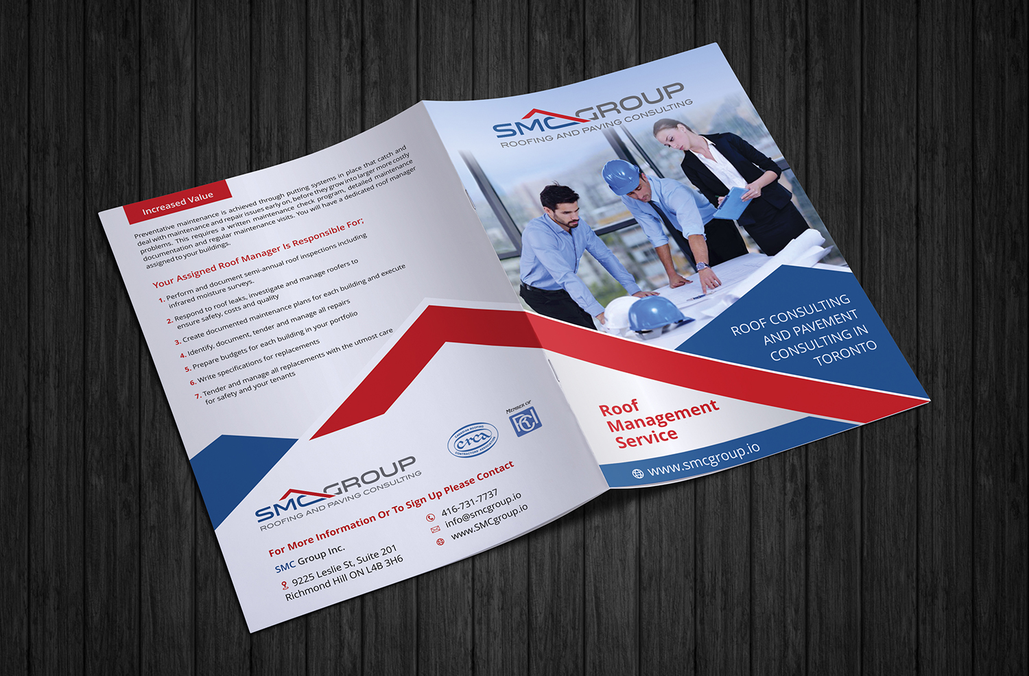 Brochure Design by ecorokerz for SMC Group Inc | Design #14477803