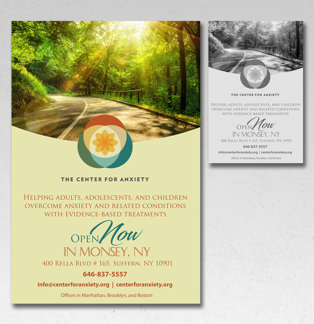 Advertisement Design by andrew3344 for Center for Anxiety | Design #14467119