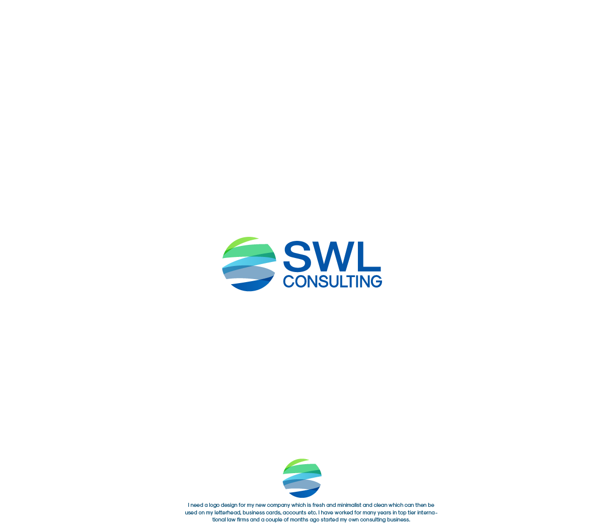 Logo Design by GBDESIGN for SWL Consulting | Design #14465657
