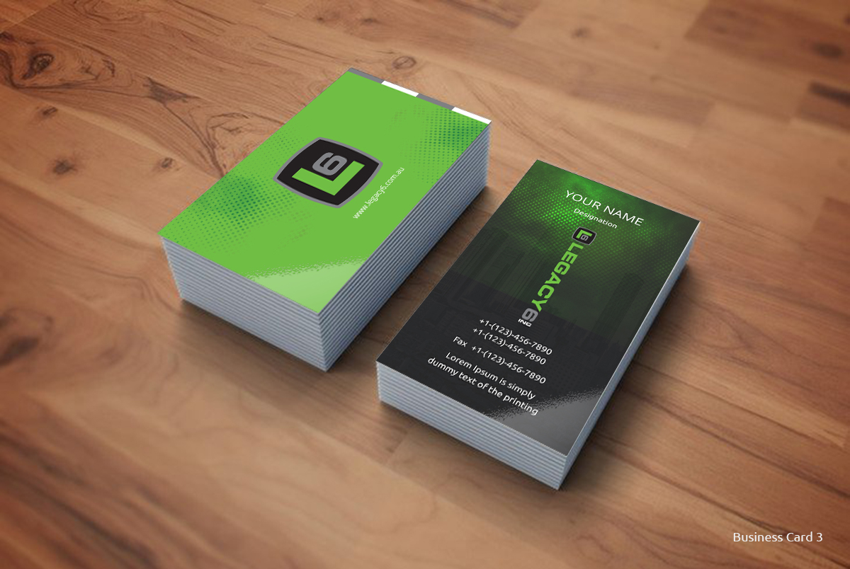 Visitenkarten-Design von Sketchweb für Legacy 6 Inc | Design #14710390