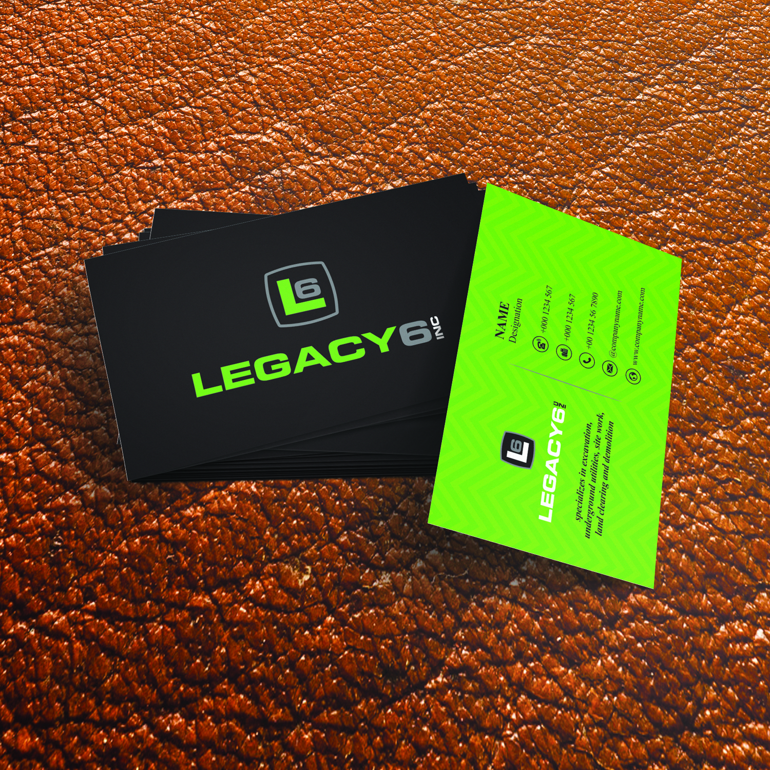 Business Card Design by luvgraphics100 for Legacy 6 Inc | Design #14529993