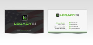 Business Card Design by Pointless Pixels India for Legacy 6 Inc | Design: #14462519