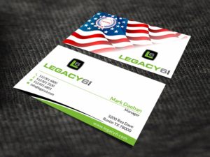 Business Card Design by SKYdesign for Legacy 6 Inc | Design: #14481946