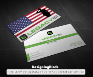 Visitenkarten-Design von Designing Birds für Legacy 6 Inc | Design: #14463380