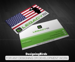 Visitenkarten-Design von Designing Birds für Legacy 6 Inc | Design: #14463909