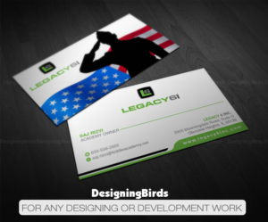 Business Card Design by Designing Birds for Legacy 6 Inc | Design: #14464298