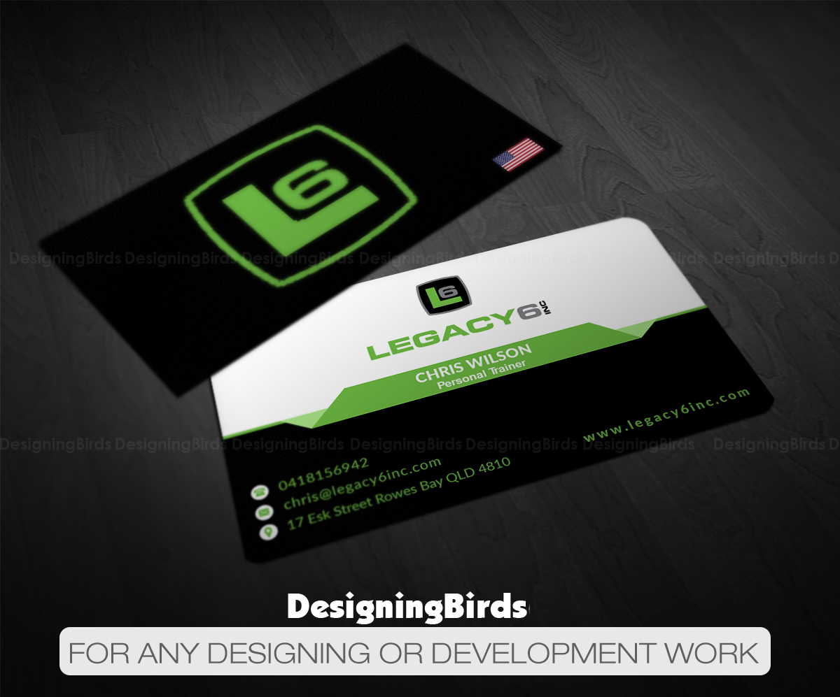 Visitenkarten-Design von Designing Birds für Legacy 6 Inc | Design #14467551