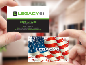 Business Card Design by Creations Box 2015 for Legacy 6 Inc | Design: #14463204
