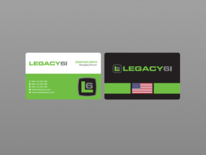 Business Card Design by Creations Box 2015 for Legacy 6 Inc | Design: #14463205