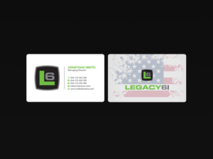 Business Card Design by Creations Box 2015 for Legacy 6 Inc | Design: #14463206