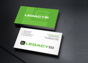 Business Card Design by Creations Box 2015 for Legacy 6 Inc | Design: #14468309