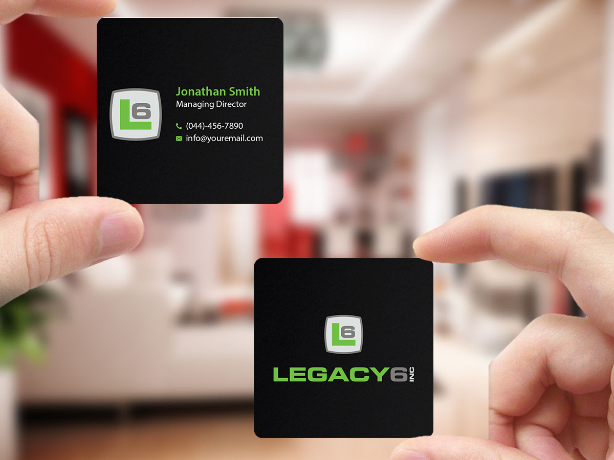 Business Card Design by Creations Box 2015 for Legacy 6 Inc | Design #14468314