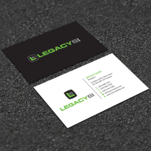 Diseño de Tarjeta de Presentación por Right_D para Legacy 6 Inc | Diseño: #14459827