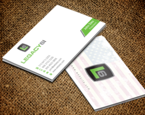 Business Card Design by Brand aid for Legacy 6 Inc | Design: #14475688