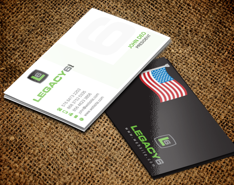 Business Card Design by Brand aid for Legacy 6 Inc | Design #14475689