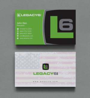 Business Card Design by Brand aid for Legacy 6 Inc | Design: #14475757