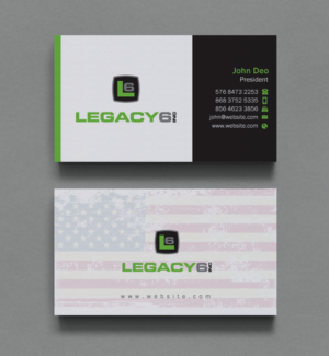 Business Card Design by Brand aid for Legacy 6 Inc | Design: #14475760
