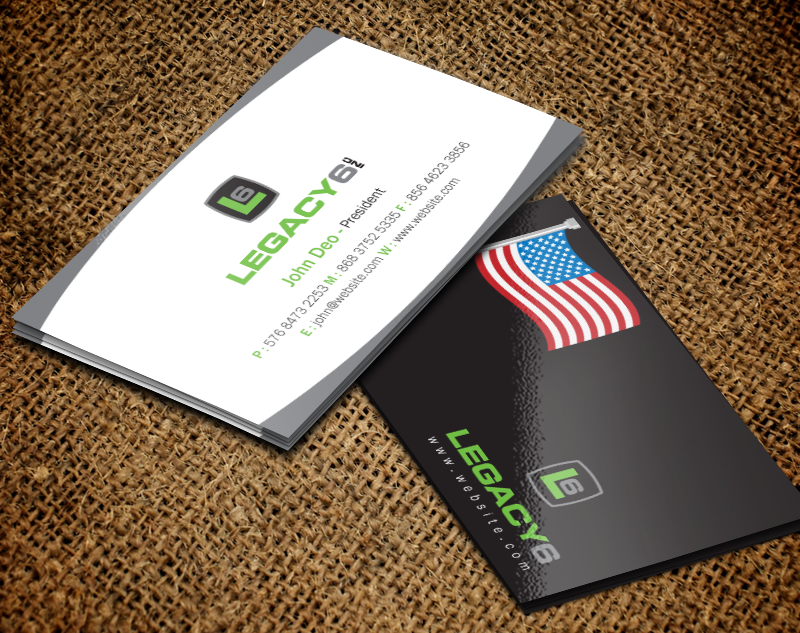 Business Card Design by Brand aid for Legacy 6 Inc | Design #14475770