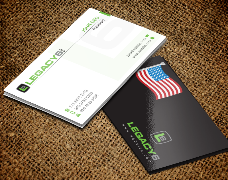 Business Card Design by Brand aid for Legacy 6 Inc | Design #14475800