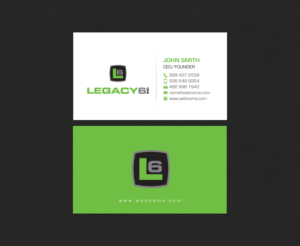 Visitenkarten-Design von chandrayaan.creative für Legacy 6 Inc | Design #14479818
