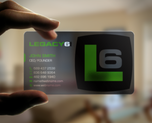 Business Card Design by chandrayaan.creative for Legacy 6 Inc | Design: #14479820