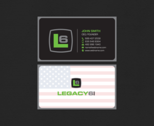 Business Card Design by chandrayaan.creative for Legacy 6 Inc | Design: #14578553