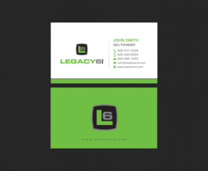 Diseño de Tarjeta de Presentación por chandrayaan.creative para Legacy 6 Inc | Diseño: #14578572