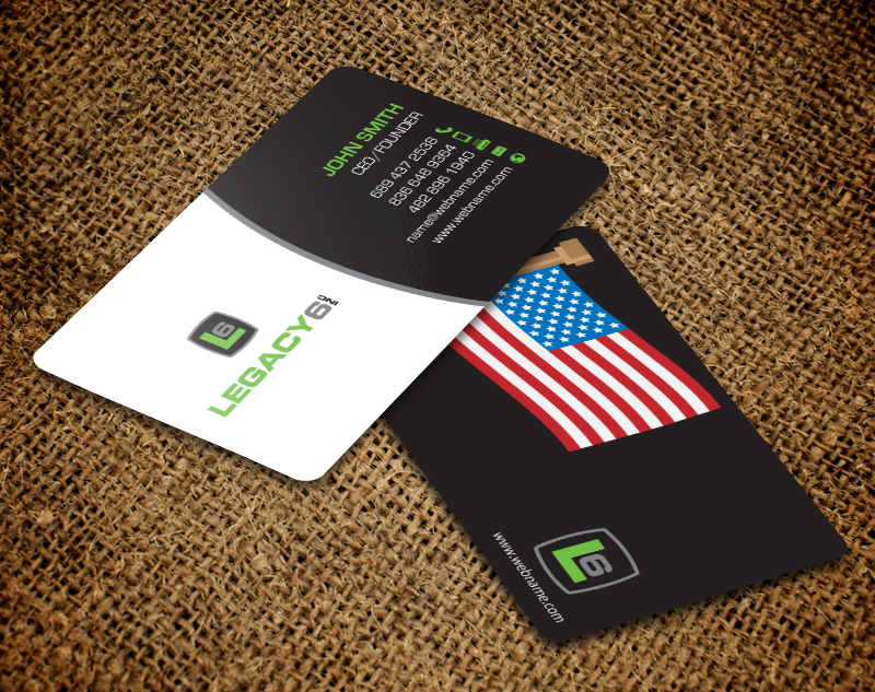 Business Card Design by chandrayaan.creative for Legacy 6 Inc | Design #14578682