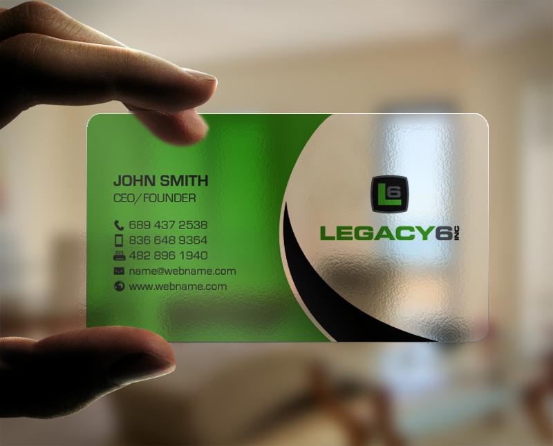 Business Card Design by chandrayaan.creative for Legacy 6 Inc | Design #14578683