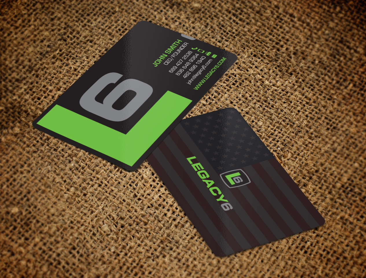 Business Card Design by chandrayaan.creative for Legacy 6 Inc | Design #14712002