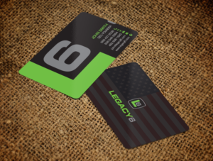 Business Card Design by chandrayaan.creative for Legacy 6 Inc | Design: #14712022